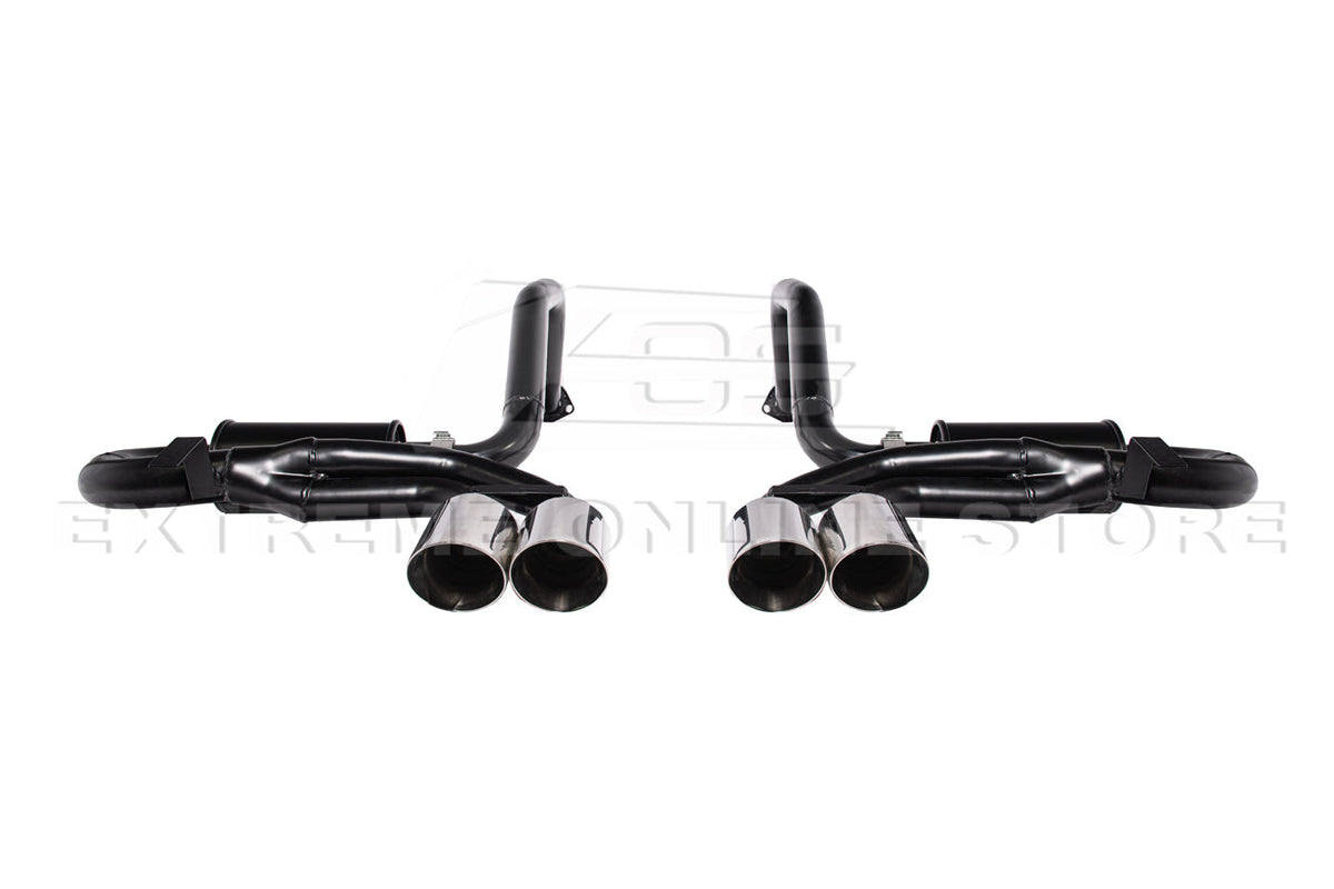 Corvette C5 Muffler Axle Back Quad Tips Exhaust image 15