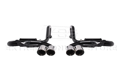 Corvette C5 Muffler Axle Back Quad Tips Exhaust image 15