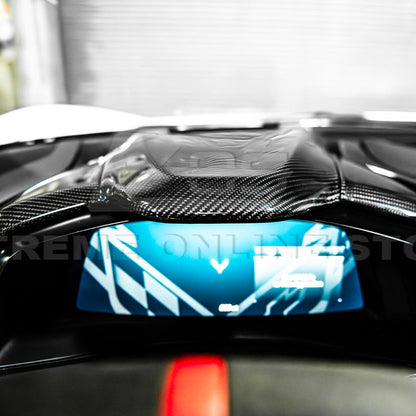 Corvette C8 DRY CARBON FIBER Upper Dash Instrument Panel Cover Kit image 7