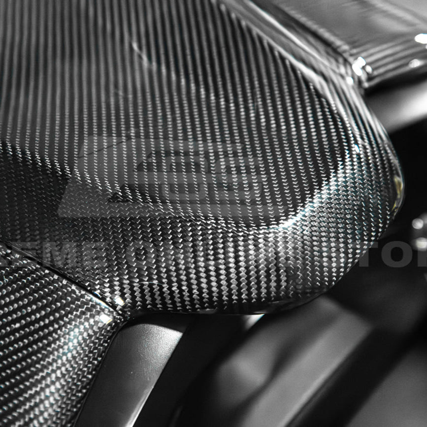 Corvette C8 DRY CARBON FIBER Upper Dash Instrument Panel Cover Kit image 13