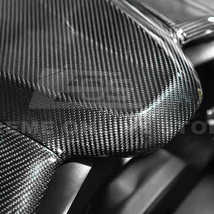 Corvette C8 DRY CARBON FIBER Upper Dash Instrument Panel Cover Kit image 13