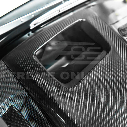Corvette C8 DRY CARBON FIBER Upper Dash Instrument Panel Cover Kit image 15