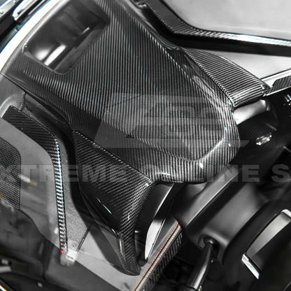 Corvette C8 DRY CARBON FIBER Upper Dash Instrument Panel Cover Kit image 16