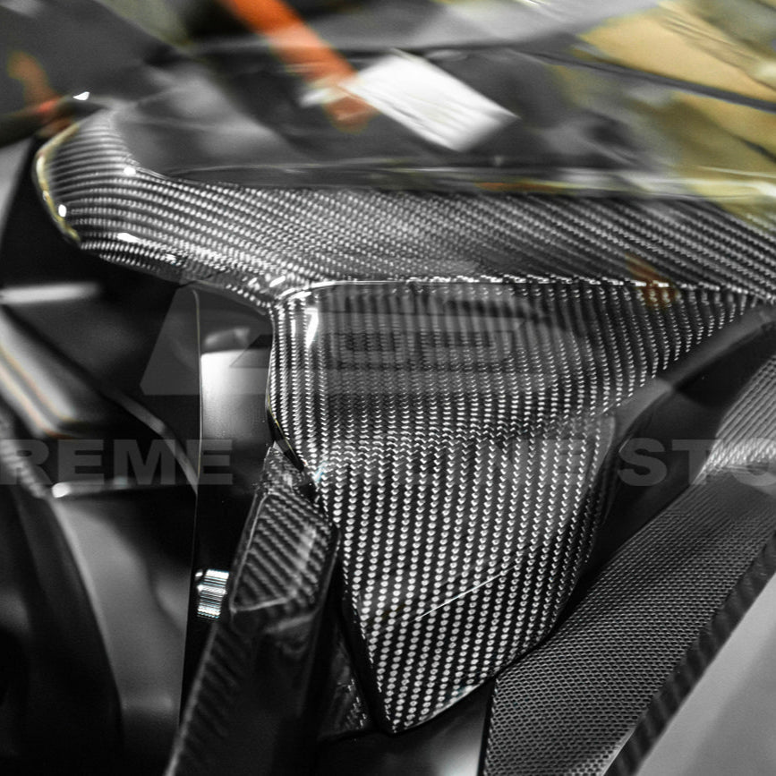 Corvette C8 DRY CARBON FIBER Upper Dash Instrument Panel Cover Kit image 18