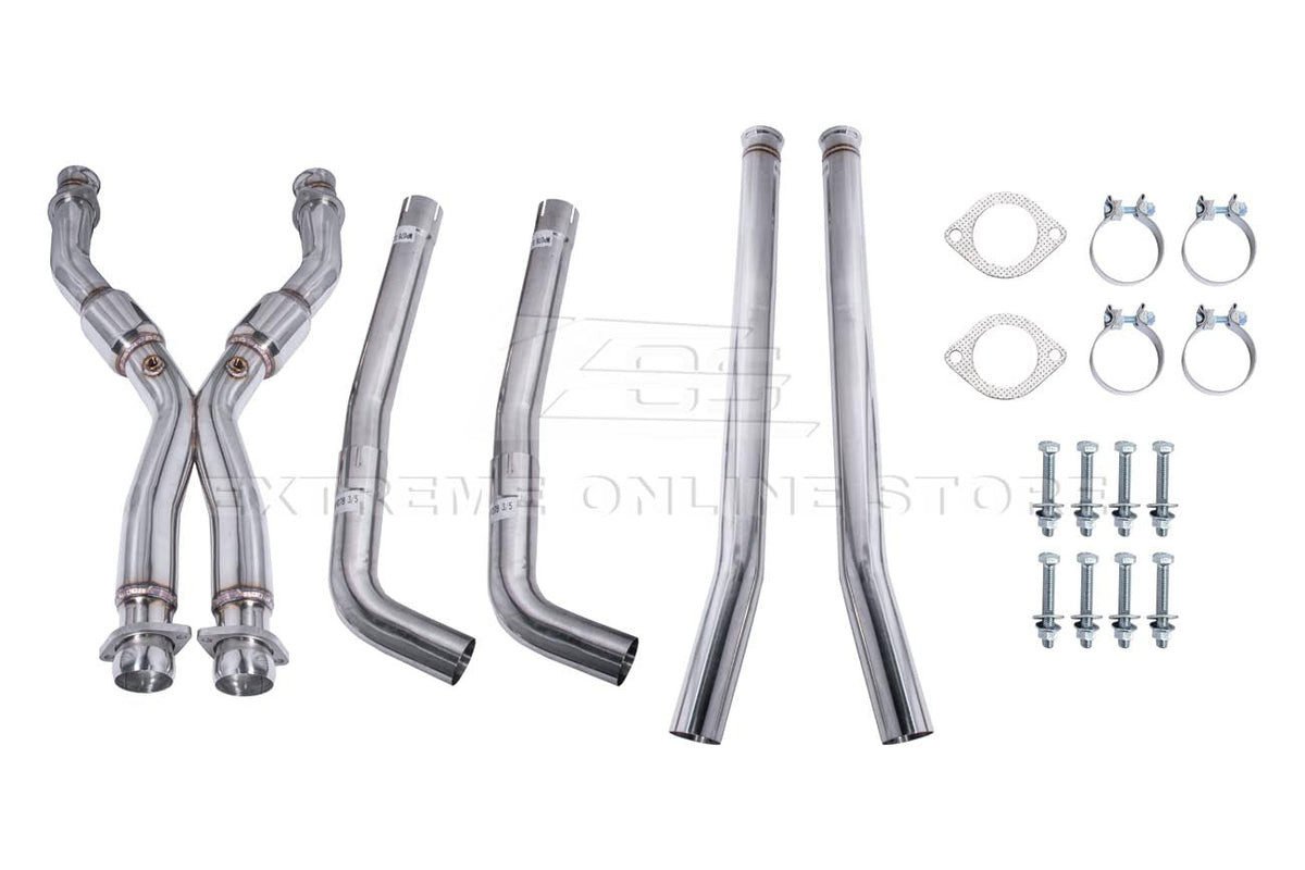 2009-2014 Cadillac CTS-V 6.2L V8 Coupe Resonated Mid Pipe image 5