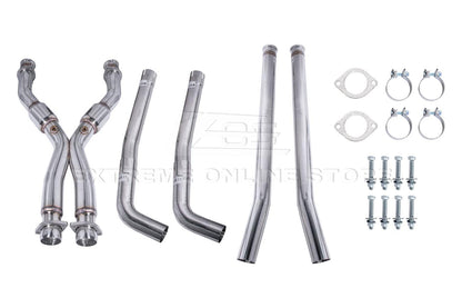 2009-2014 Cadillac CTS-V 6.2L V8 Coupe Resonated Mid Pipe image 5