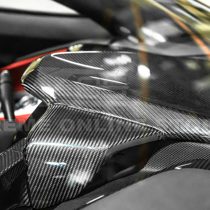 Corvette C8 DRY CARBON FIBER Upper Dash Instrument Panel Cover Kit image 19