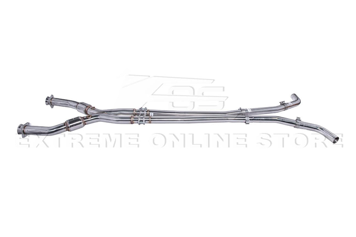 2009-2014 Cadillac CTS-V 6.2L V8 Coupe Resonated Mid Pipe image 4