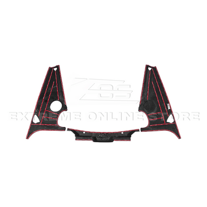 Corvette C8 DRY CARBON FIBER Coupe Engine Bay Panel Cover (3-Pieces Version) image 64