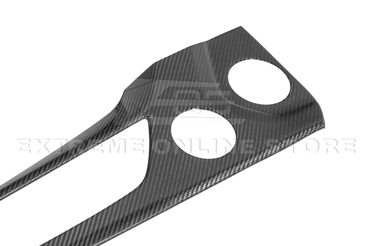 2024-Up Ford Mustang DRY CARBON FIBER Door Speaker Panel Trim Cover image 13