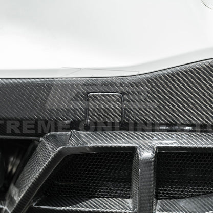 2020-Up Corvette C8 DRY CARBON FIBER Rear Bumper Diffuser Quad Exit image 20