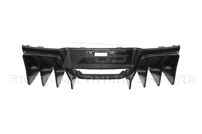Corvette C7 Track Package Rear Bumper Finned Diffuser image 9