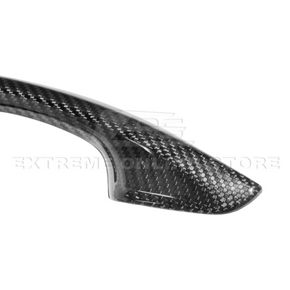 2015-23 Ford Mustang DRY CARBON FIBER Outer Door Handle Cover Set image 16