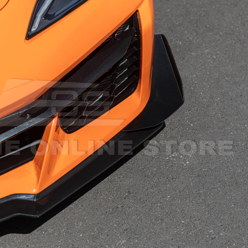 Chevrolet Corvette C8 Z06 / E-Ray DRY CARBON FIBER Front Side Canards image 16