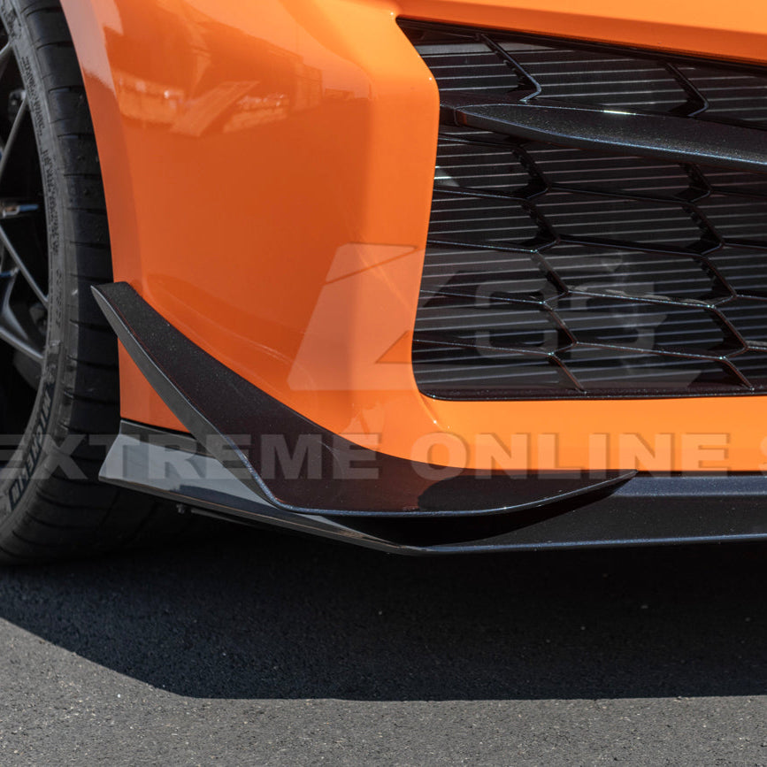 Chevrolet Corvette C8 Z06 / E-Ray DRY CARBON FIBER Front Side Canards image 14