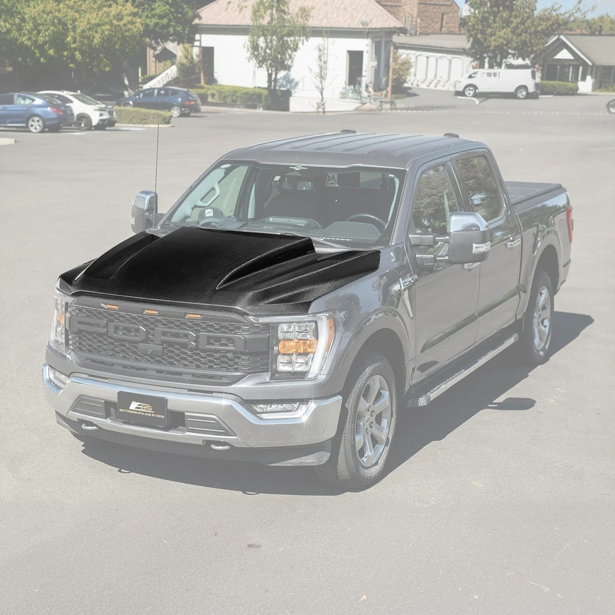 2021-Up Ford F-150 | EOS Performance Front Bumper Cowl Hood Cover image 1