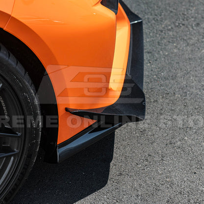 Chevrolet Corvette C8 Z06 / E-Ray DRY CARBON FIBER Front Side Canards image 12