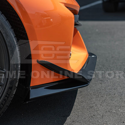 Chevrolet Corvette C8 Z06 / E-Ray DRY CARBON FIBER Front Side Canards image 13