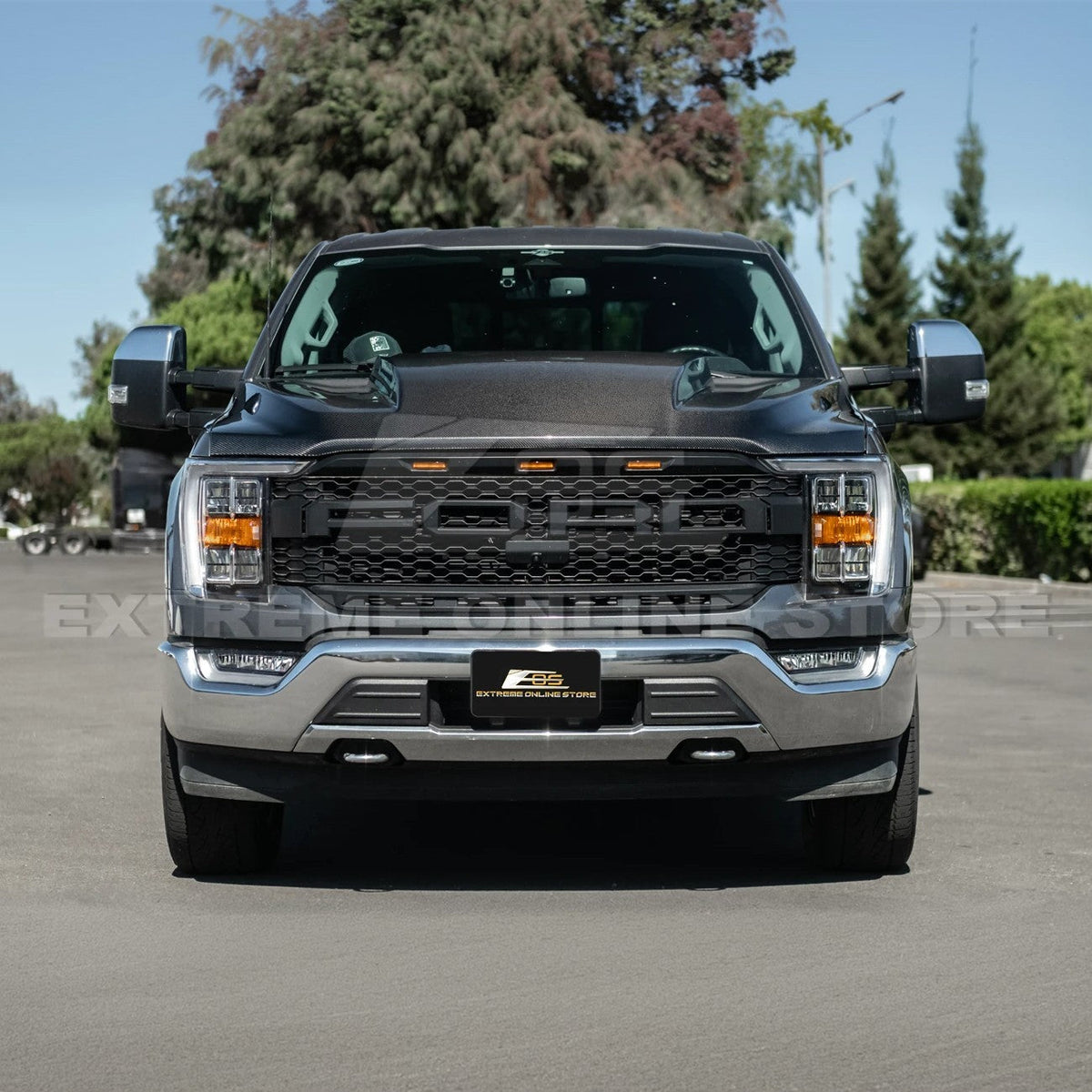 2021-Up Ford F-150 | EOS Performance Front Bumper Cowl Hood Cover image 6