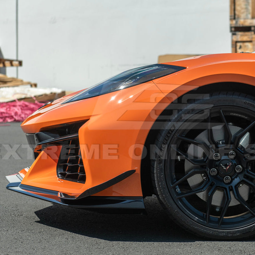 Corvette C8 Z06 / E-Ray DRY CARBON FIBER Front Splitter [Z07 Package] image 34