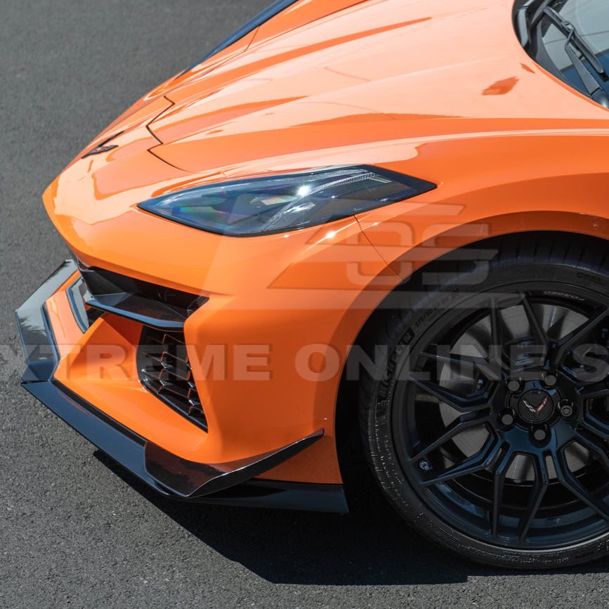 Corvette C8 Z06 / E-Ray DRY CARBON FIBER Front Splitter [Z07 Package] image 36