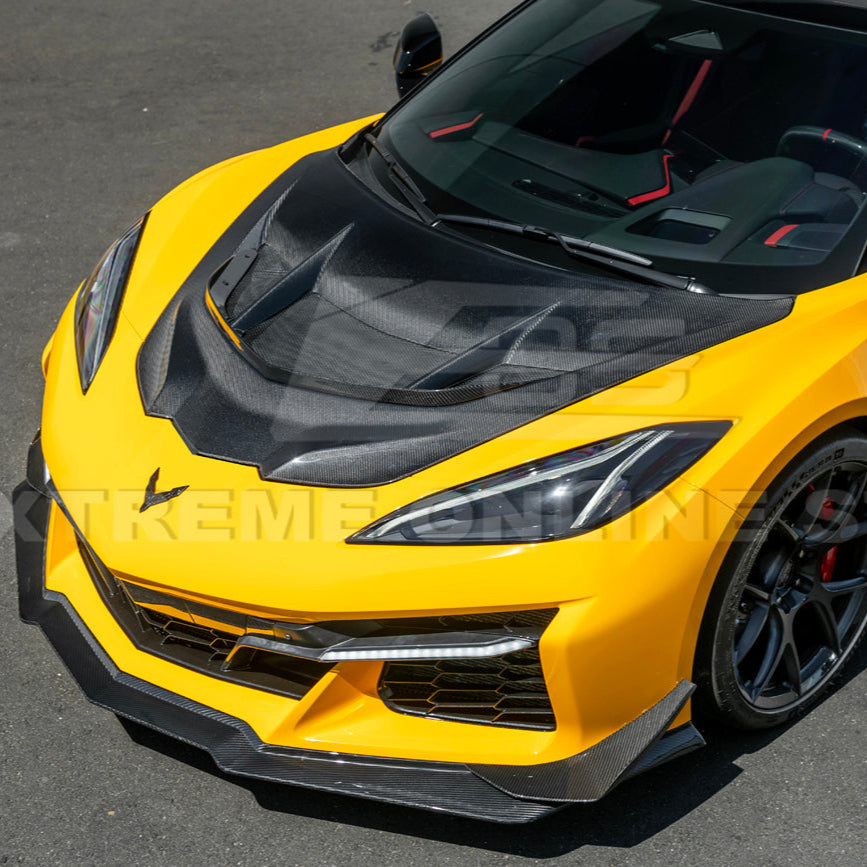 Corvette C8 ZR1 Front Bumper Vented Extractor Hood image 5