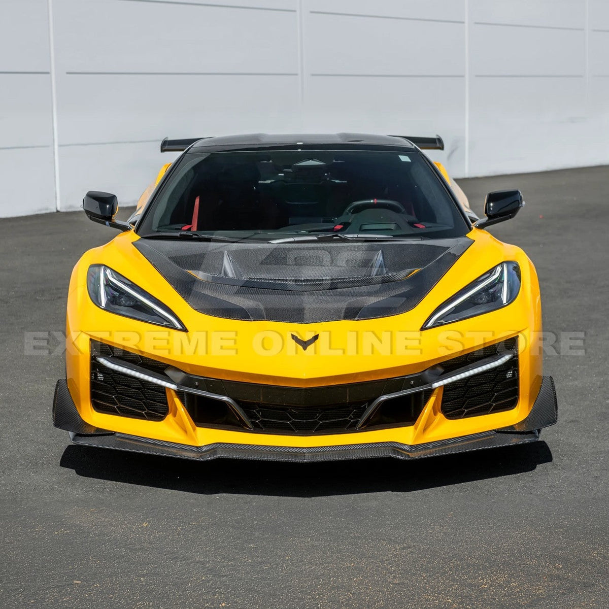 Corvette C8 ZR1 Front Bumper Vented Extractor Hood image 6