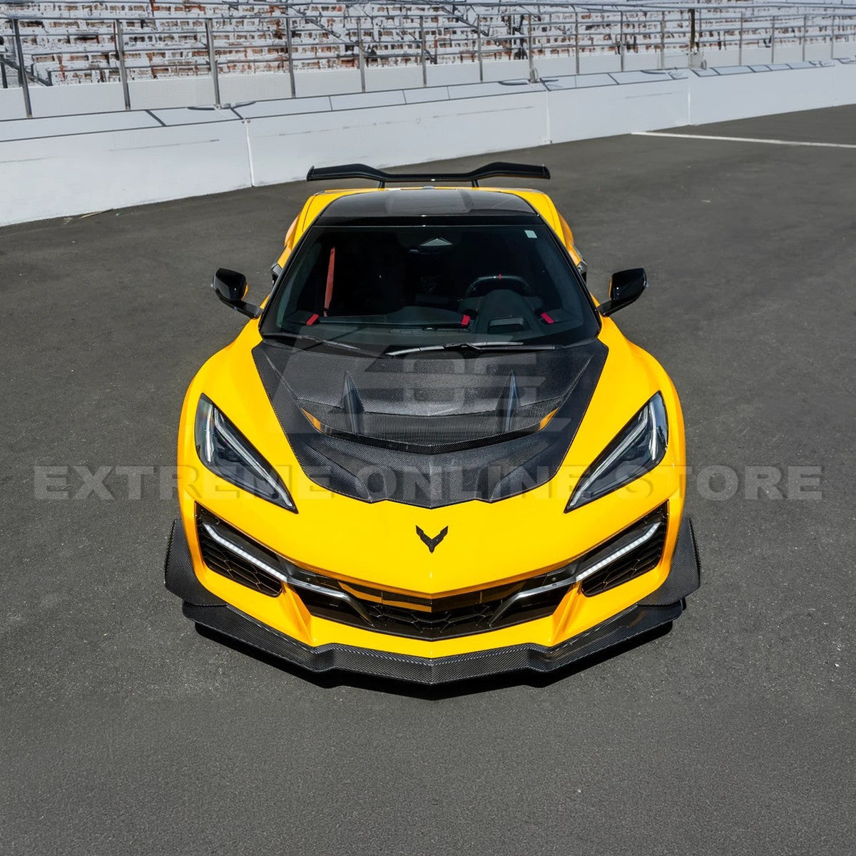 Corvette C8 ZR1 Front Bumper Vented Extractor Hood image 7