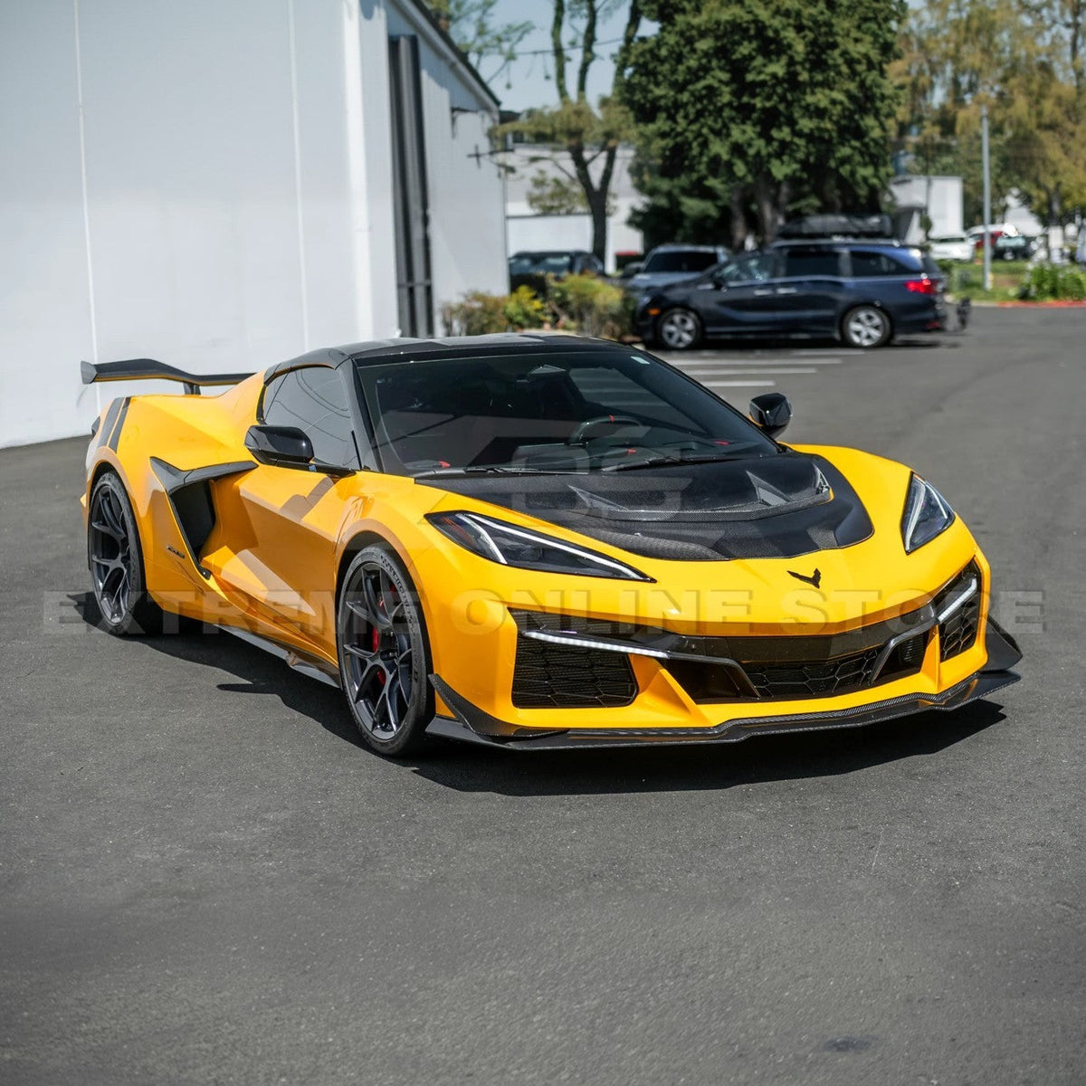 Corvette C8 ZR1 Front Bumper Vented Extractor Hood image 8