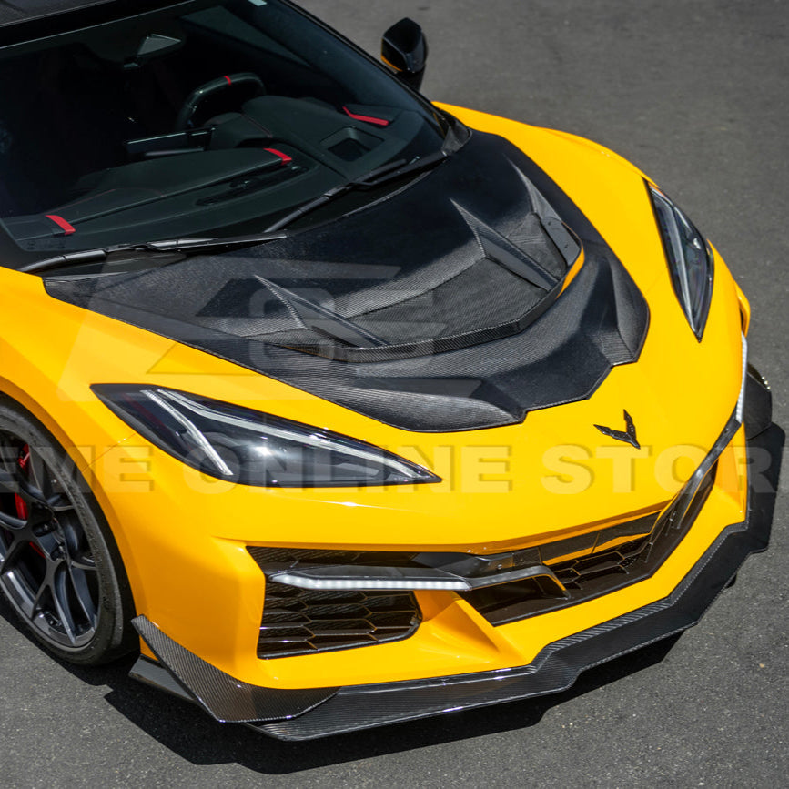 Corvette C8 ZR1 Front Bumper Vented Extractor Hood image 9