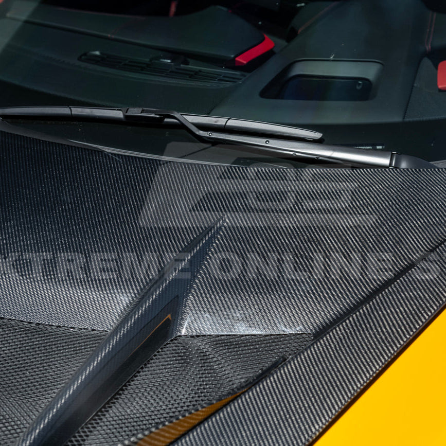 Corvette C8 ZR1 Front Bumper Vented Extractor Hood image 18