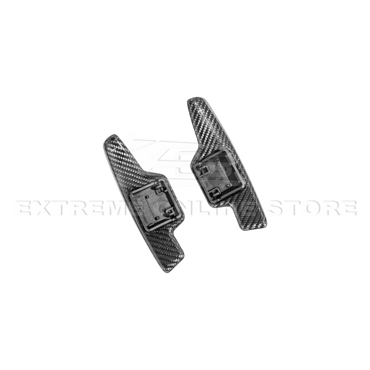 2020-Up Corvette C8 DRY CARBON FIBER Steering Wheel Paddle Shifters Replacement image 16