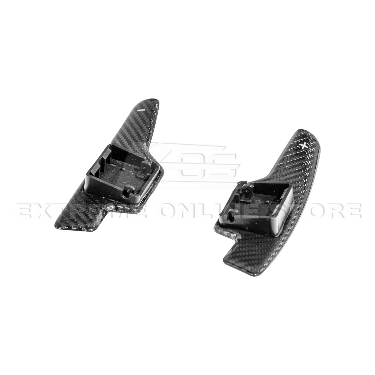 2020-Up Corvette C8 DRY CARBON FIBER Steering Wheel Paddle Shifters Replacement image 14