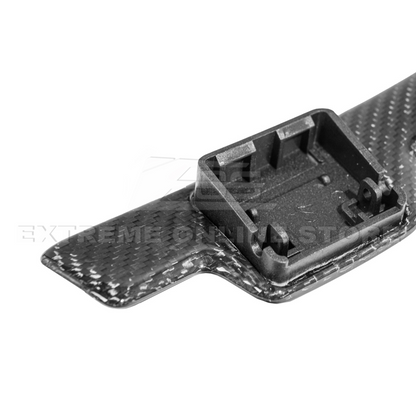 2020-Up Corvette C8 DRY CARBON FIBER Steering Wheel Paddle Shifters Replacement image 19