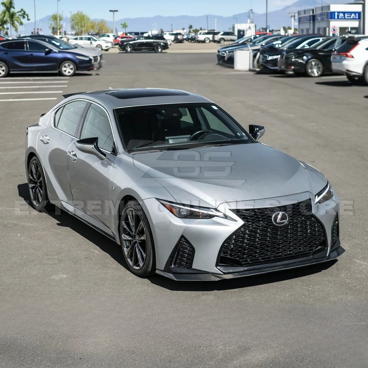 2021-Up Lexus IS Novel Style Front Bumper Lip Splitter image 7