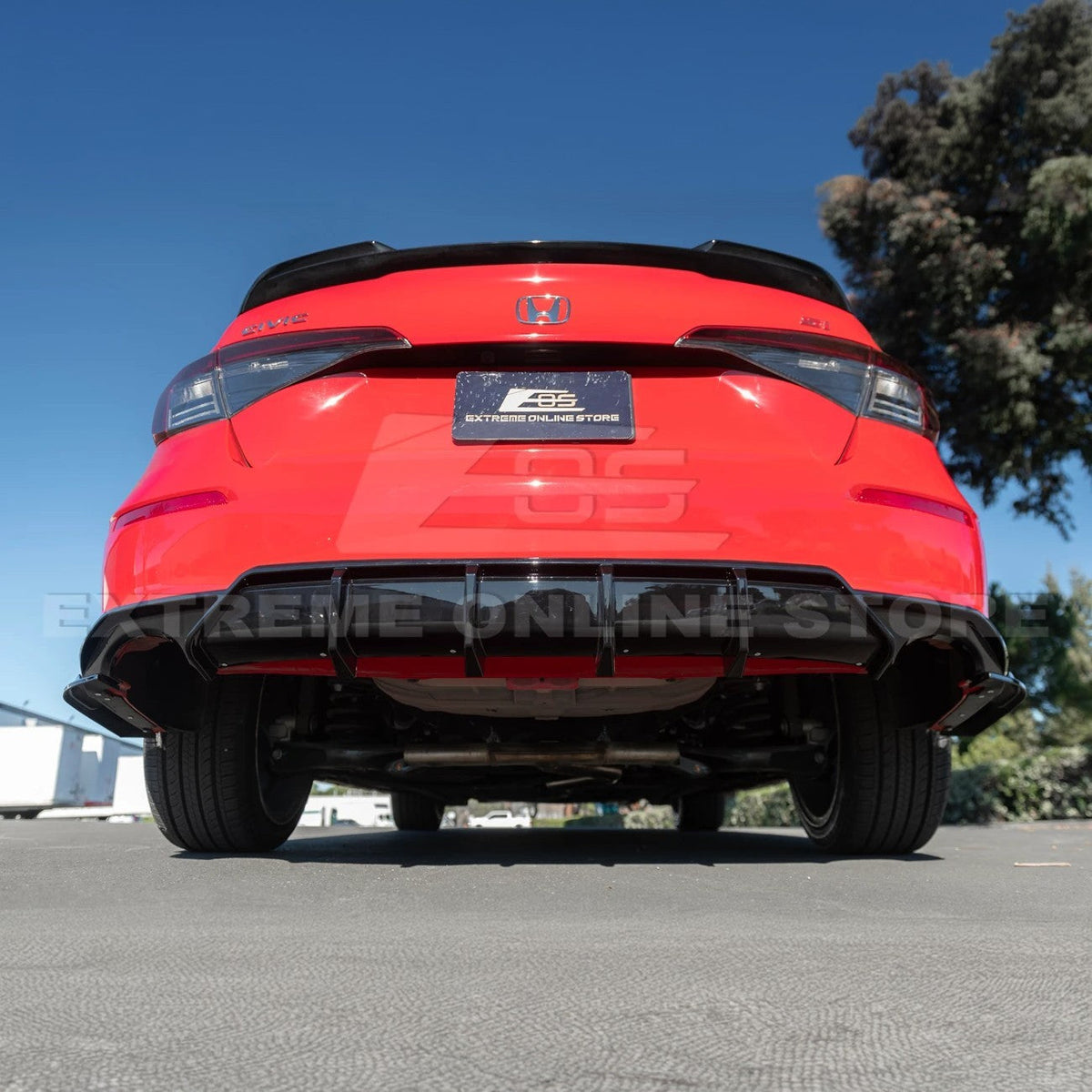 2022-Up Honda Civic Rear Bumper Diffuser image 6