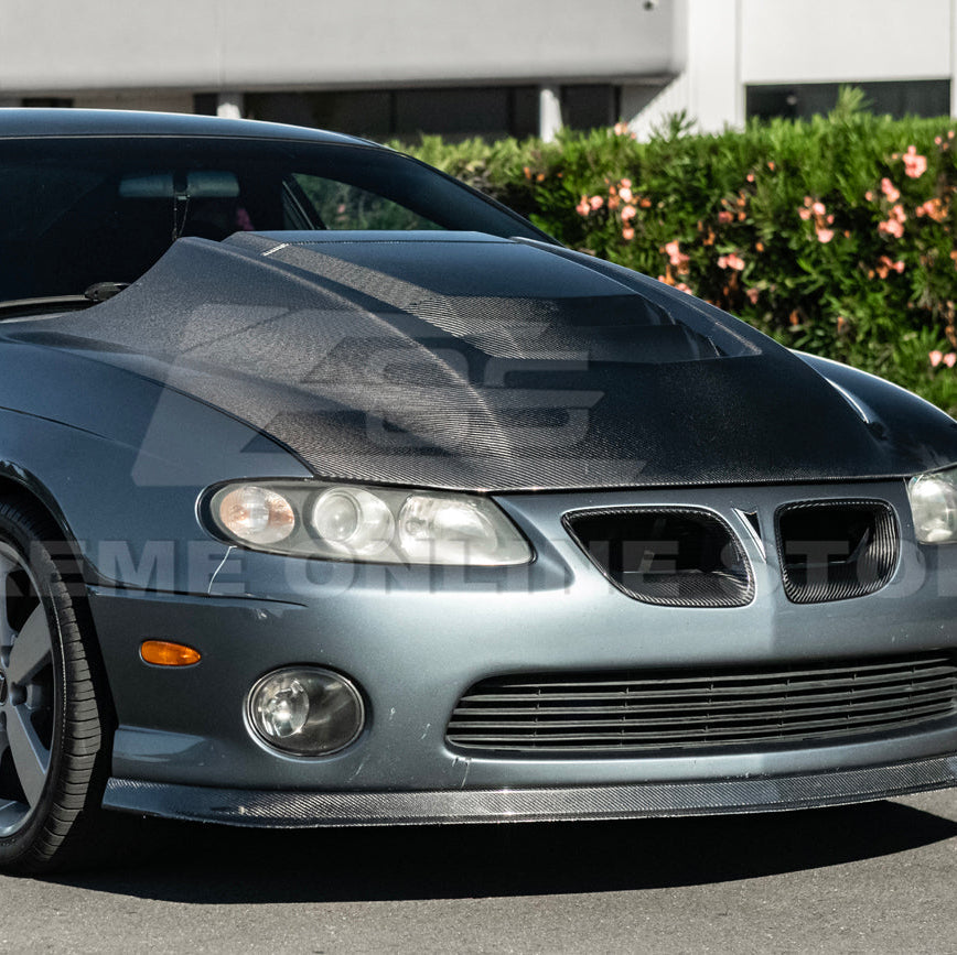 2004-06 Pontiac GTO ZR1 Style Front Bumper Hood Vented Cover image 9