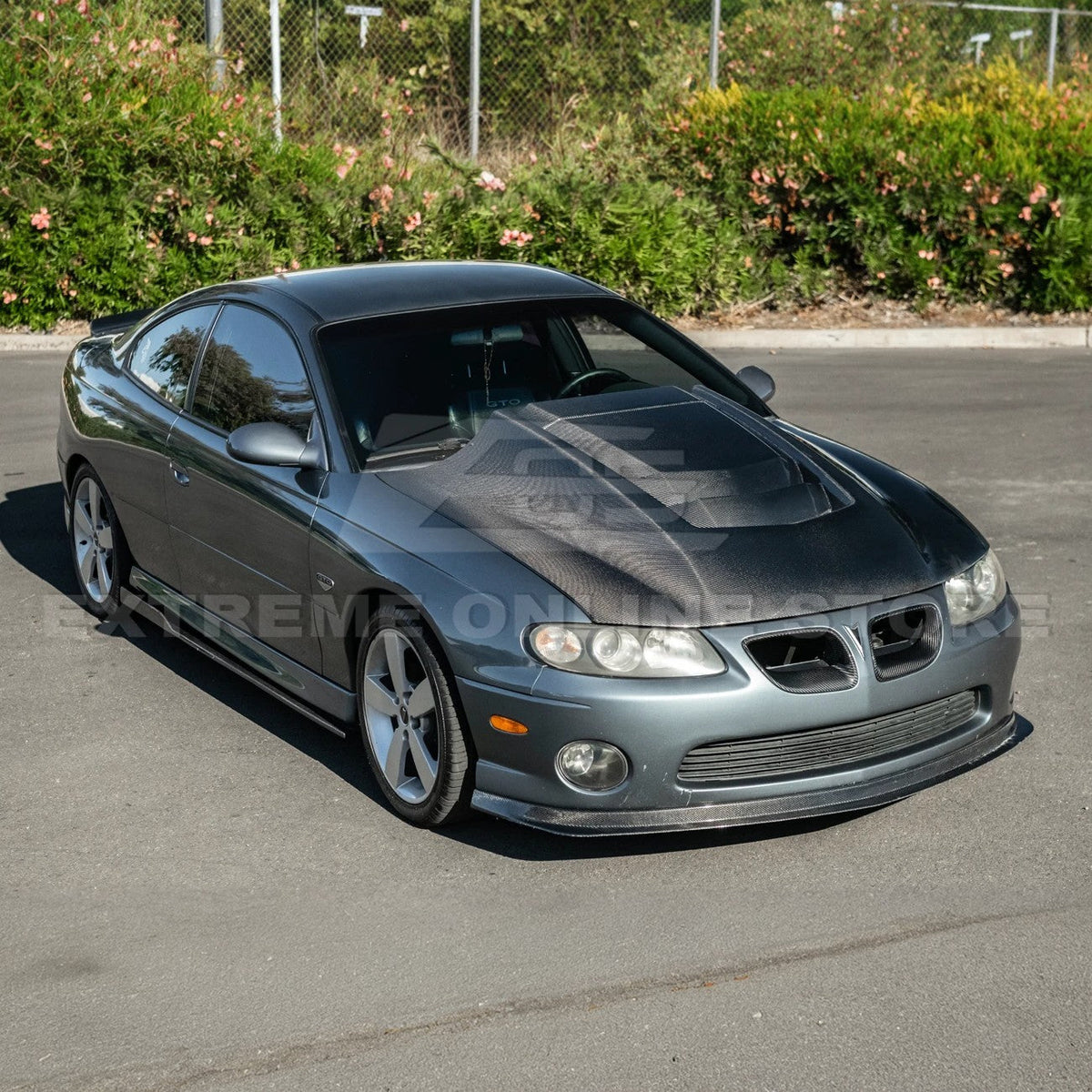 2004-06 Pontiac GTO ZR1 Style Front Bumper Hood Vented Cover image 8