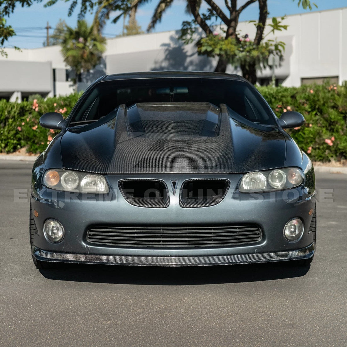 2004-06 Pontiac GTO ZR1 Style Front Bumper Hood Vented Cover image 7