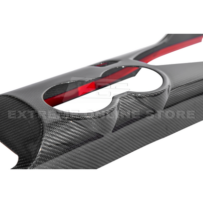 2024-Up Ford Mustang DRY CARBON FIBER All Inclusive Center Console Cover image 18
