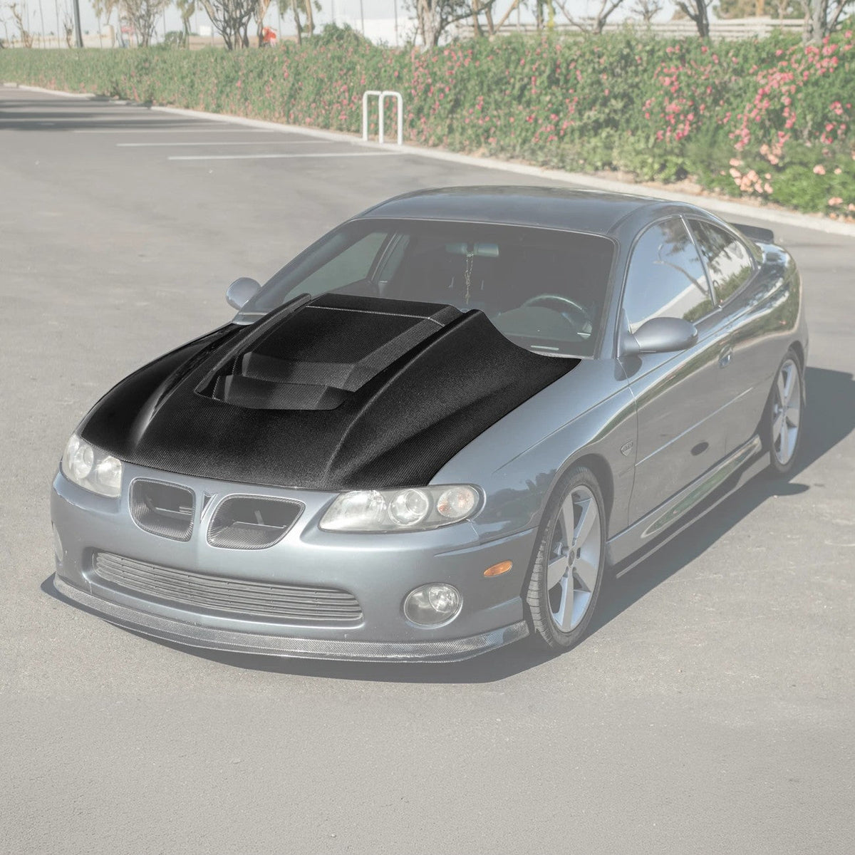 2004-06 Pontiac GTO ZR1 Style Front Bumper Hood Vented Cover image 1