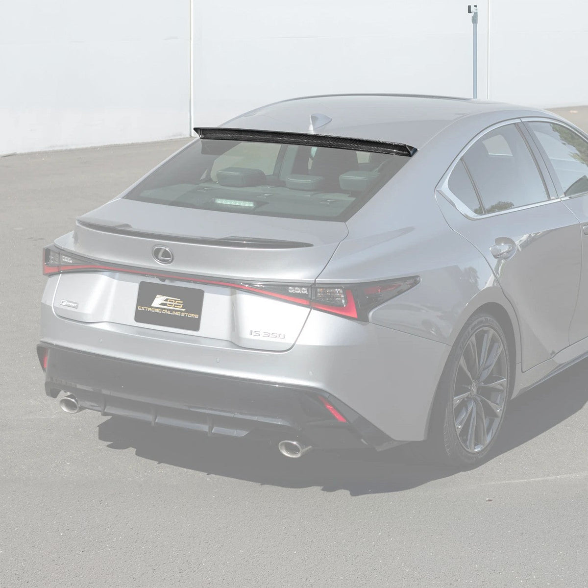 2021-Up Lexus IS Add On Rear Roof Top Window Spoiler image 1