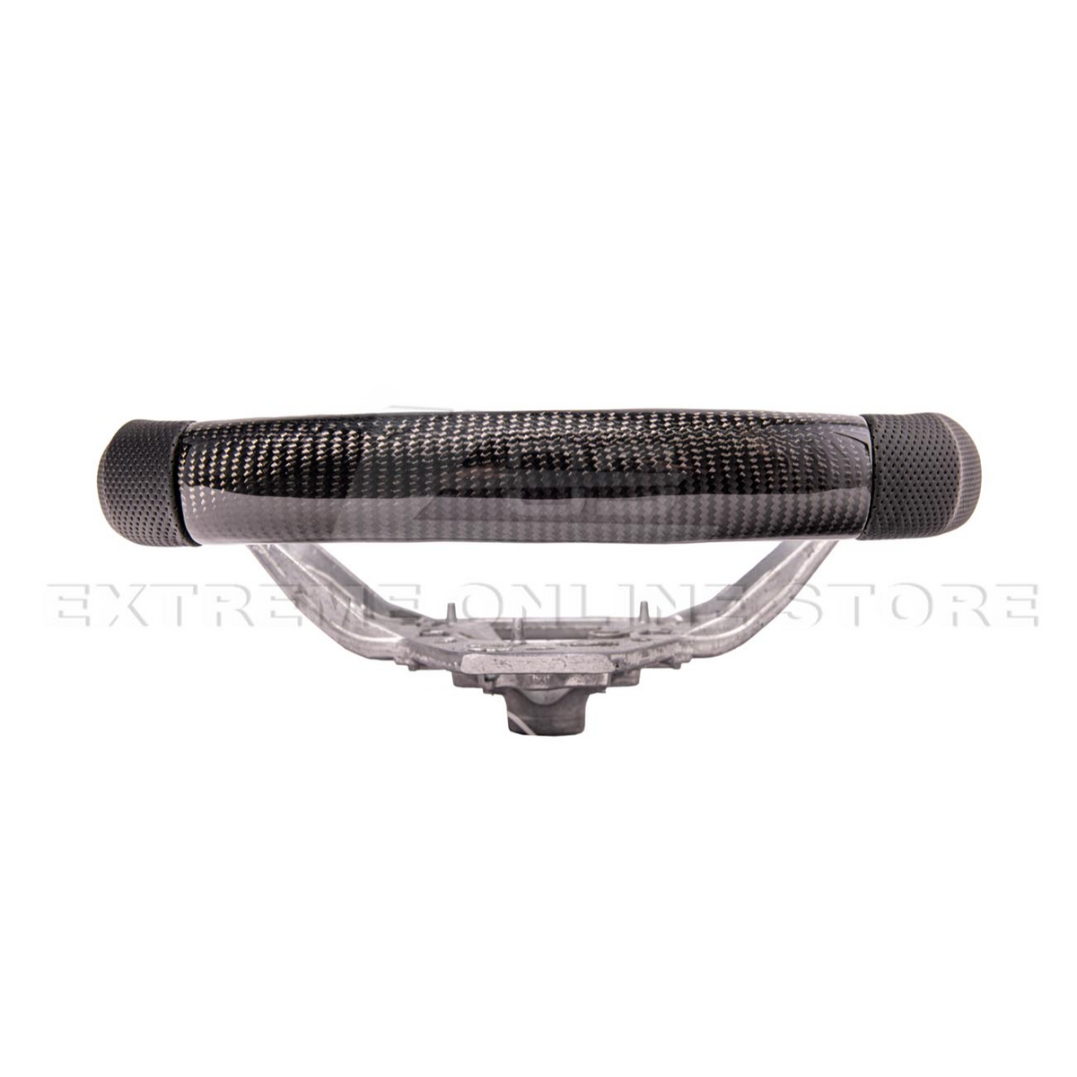 2024-Up Ford Mustang CARBON FIBER Perforated Leather Red Stripe Steering Wheel image 7