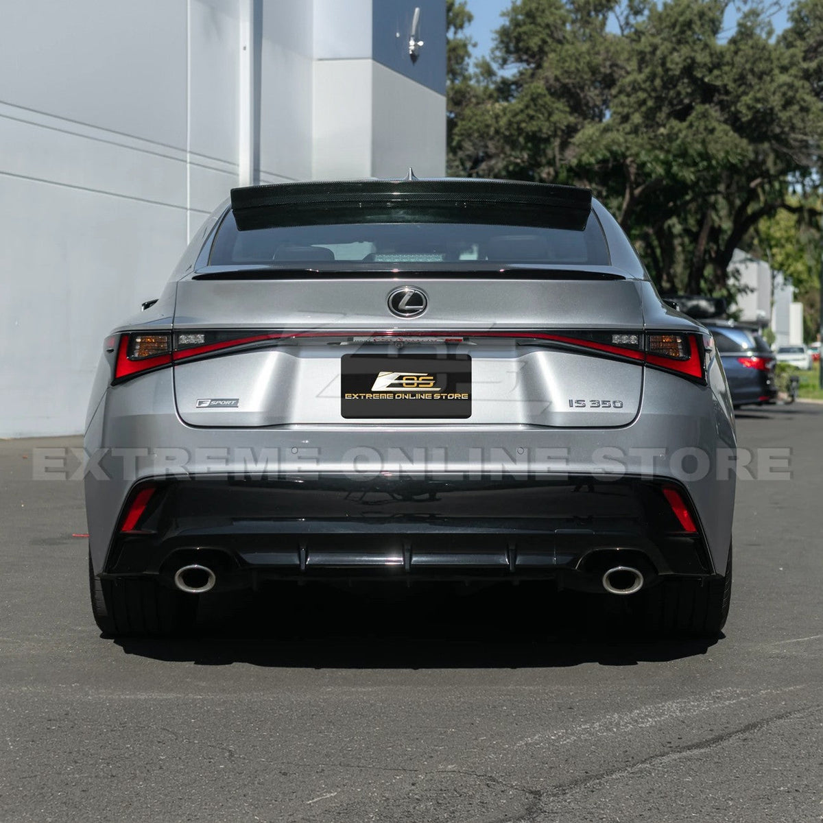 2021-Up Lexus IS Add On Rear Roof Top Window Spoiler image 7