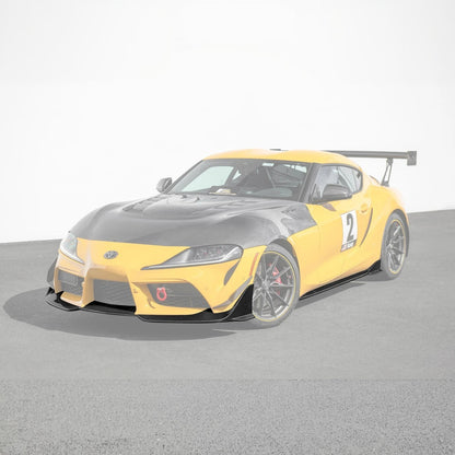 20-Up Toyota Supra A91 CF Front Lip Side Skirts image 3