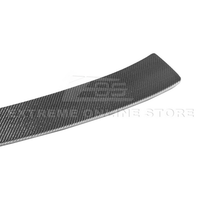 2020-Up Cadillac CT4 CT4-V | Carbon Fiber Rear Roof Top Window Spoiler Kit image 29