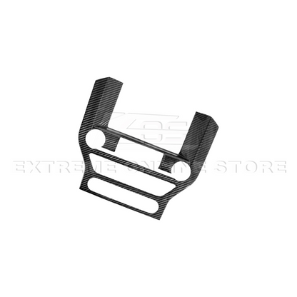 2015-23 Ford Mustang DRY CARBON FIBER Center Console Control Panel Cover image 14