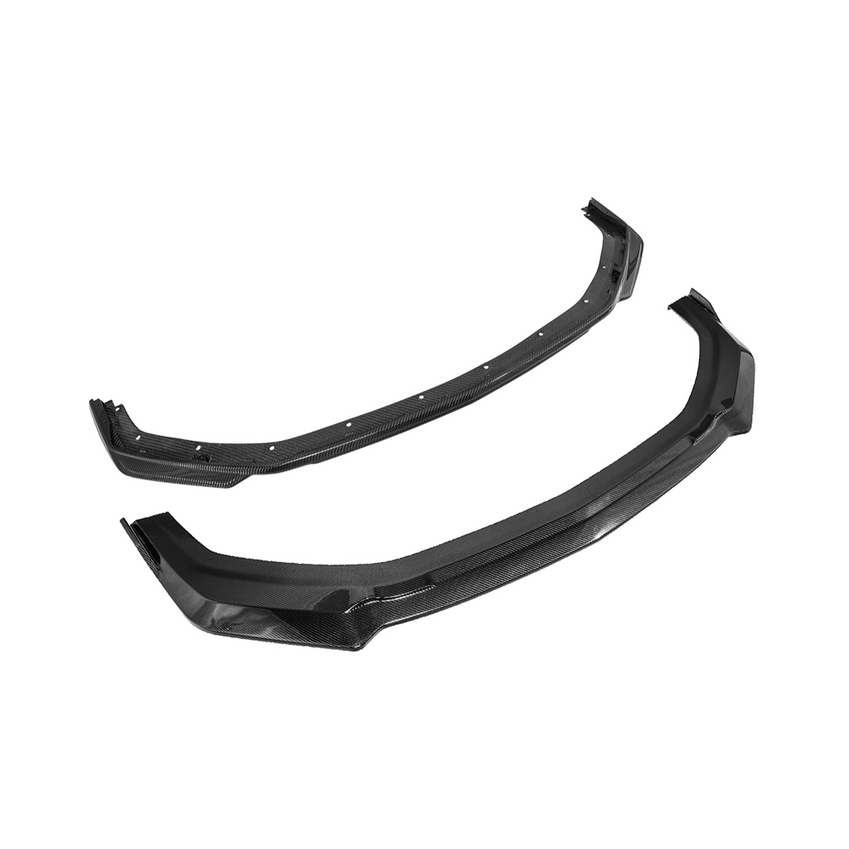 2024-Up Ford Mustang Performance Pack CARBON FIBER Upper Lower Front Lip Splitter image 17
