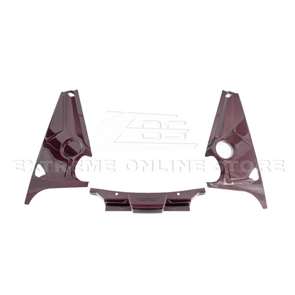 Corvette C8 DRY CARBON FIBER Coupe Engine Bay Panel Cover (3-Pieces Version) image 33