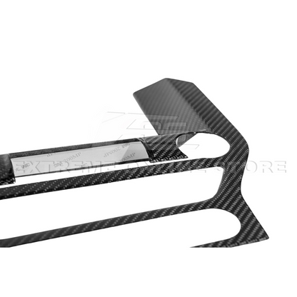 2015-23 Ford Mustang DRY CARBON FIBER Center Console Control Panel Cover image 17